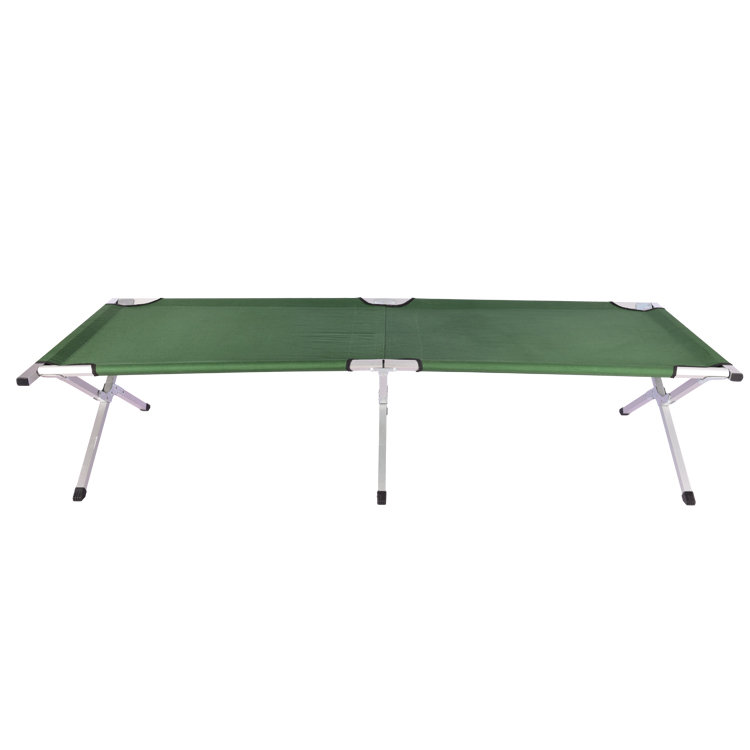 Klappbares Campingbett aus Metall