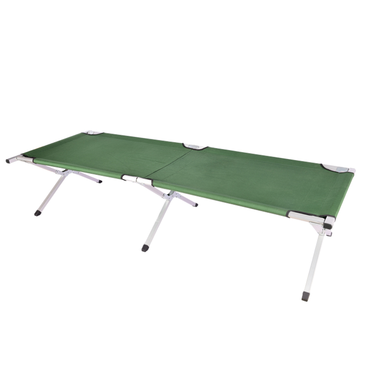 Klappbares Campingbett aus Metall